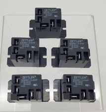 Zettler AZ22801-1A-24AF Mini Power Relays 40A 24V SPST Chasis Mount Pack of 5
