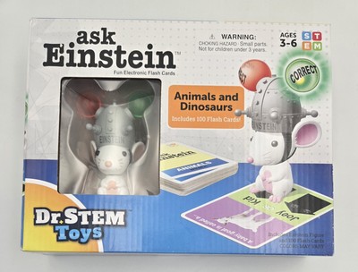 ASK EINSTEIN Electronic Flash Cards - Animals and Dinosaurs (Brand New | NIB)