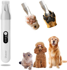 Dog Paw Trimmer with 3-Speed, LED Light Paw Trimmers for Dog'S Feet with Hair Ca