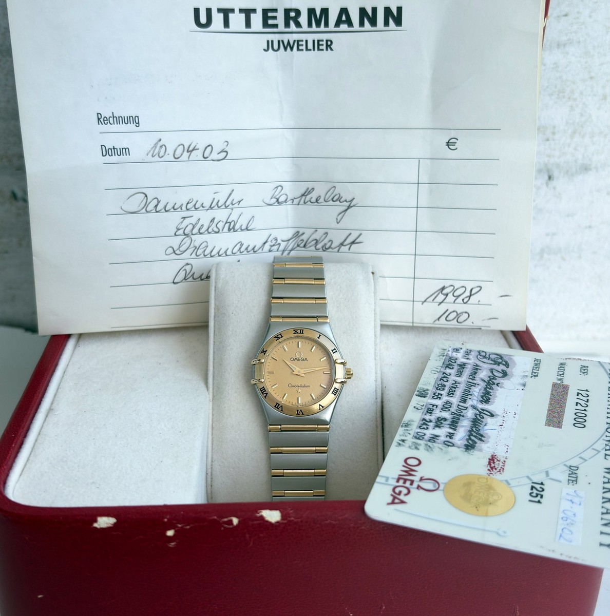 Omega Constellation 25 mm Lady Steel / Gold 795.1202 Quartz Full