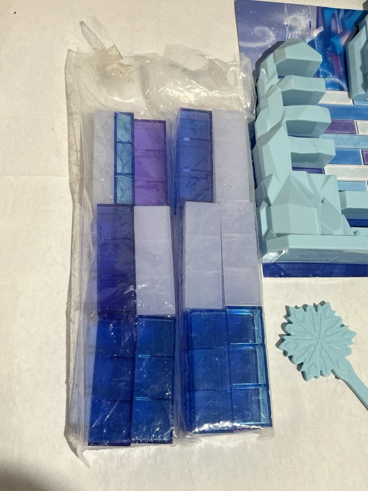 Disney Frozen Jenga Game Elsa’s Ice Palace Complete Hasbro Gaming 2015 - Image 4 of 4
