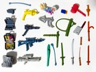 Playmates Teenage Mutant Ninja Turtles 23 Weapons & Accessories Lot Vintage TMNT
