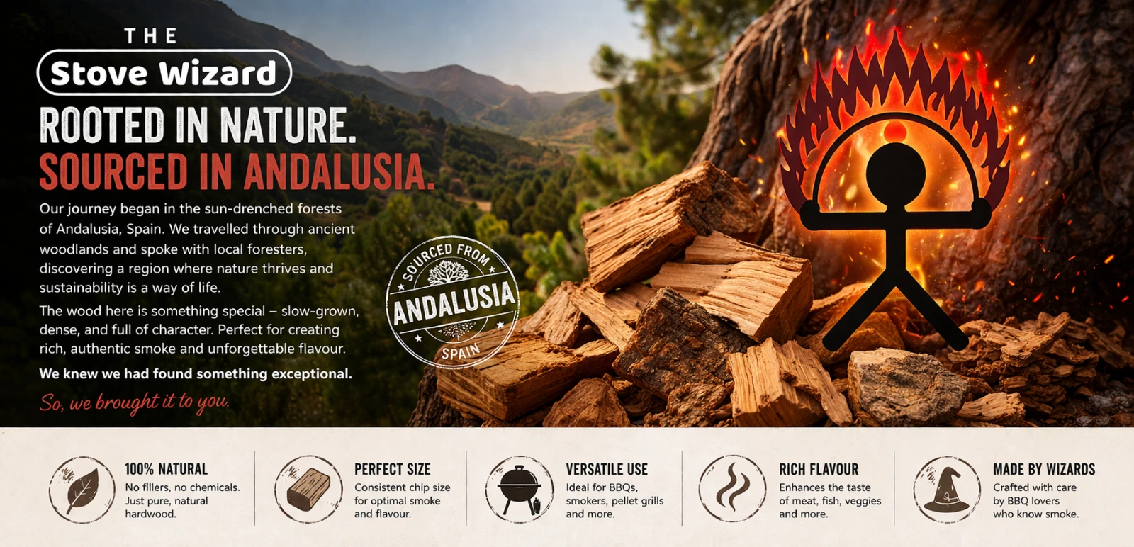 Rooted in Nature Sourced in Andalusia