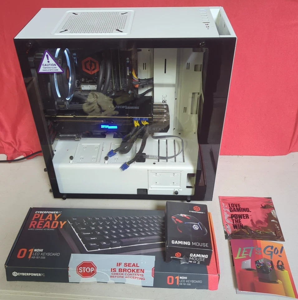 CyberPowerPC Intel i7-7700K 16GB RAM 512GB SSD+3TB HDD RTX 2080 Ti Gaming PC - Image 2 of 4