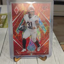 Panini Phoenix Fire Burst Zack Moss #148 Serial Numbered /350 Cincinnati Bengals