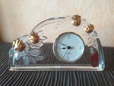 Walther Glass Table Clock