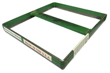 Heavy Duty Cutting Die 6-7/8" Square x 6-3/8" Round Corners Leather Tool - Steel