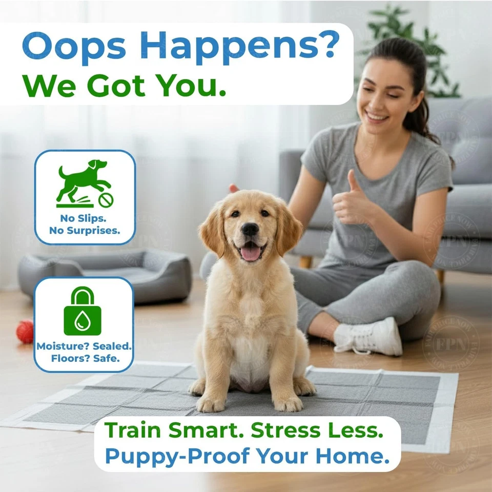 狗训练垫超吸血香味蓝色宠物垫 24 x 24 英寸大号 40 包 — 第 2/4 张图片