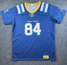 Samuel Adams Beer WICKED FOR THE WIN #84 Promotional Football Jersey Adult Large