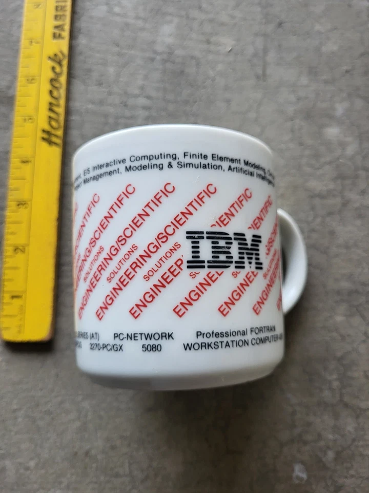 Vintage 1980s IBM Programming Engineering Mug Cup - Image 2 of 4