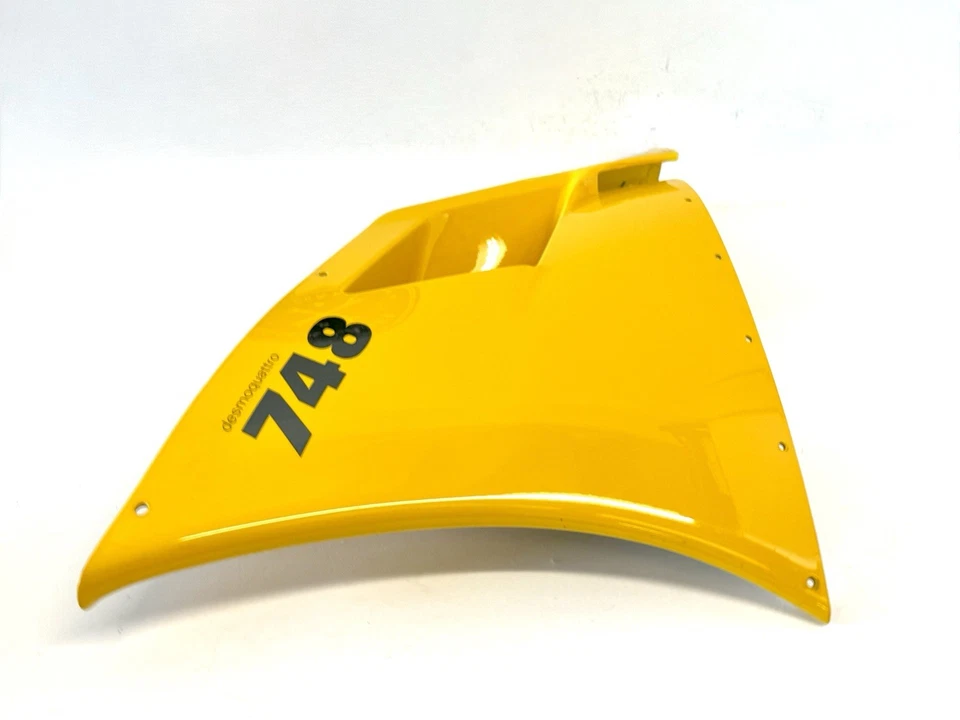 Cubierta de carenado medio amarillo genuino Ducati OEM 996 748 916 48010391A Foto 2 de 4