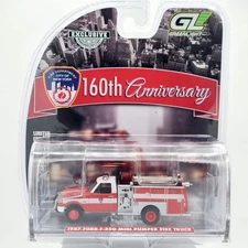 GreenLight '87 Ford F-350 Mini Pumper Fire Truck "FDNY" - 1:64 160th Anniversary