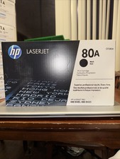 Genuine New - HP 80A LaserJet Toner Cartridge Black CF280A With Free Shipping