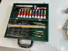 Royal & LangNickel Oil Painting Wooden Box Set Green Used