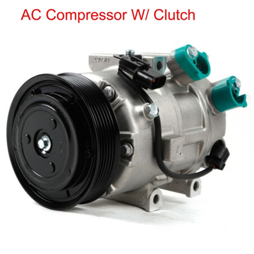 A/C Compressor w/ Clutch For 2011-2014 Hyundai Sonata/ 2011 Kia Optima 2.0L 2.4L - Picture 2 of 21