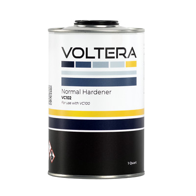 VOLTERA Speed Clear Coat Hardener, VC102 Normal and VC103 Slow, 4:1 Ratio