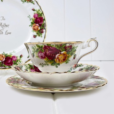 ROYAL ALBERT】オルゴール old country rose 煎り