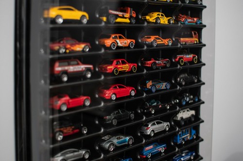 Display For Hot Wheels + COVER Diecast Car Matchbox 1/64 Unit Shelf Storage WH1 - Picture 18 of 48
