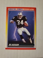 1990 Score - #330 Bo Jackson Ground Force NFL Oakland Raiders C20