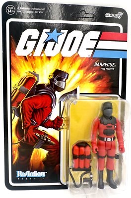 Super7 Reflection Series G.I. Joe Barbecue Fire Fighter 3.75