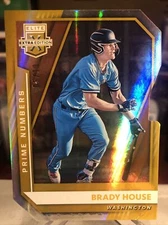 2021 Elite Extra Edition Prime Numbers Brady House RARE Gold Rookie RC SSP /10