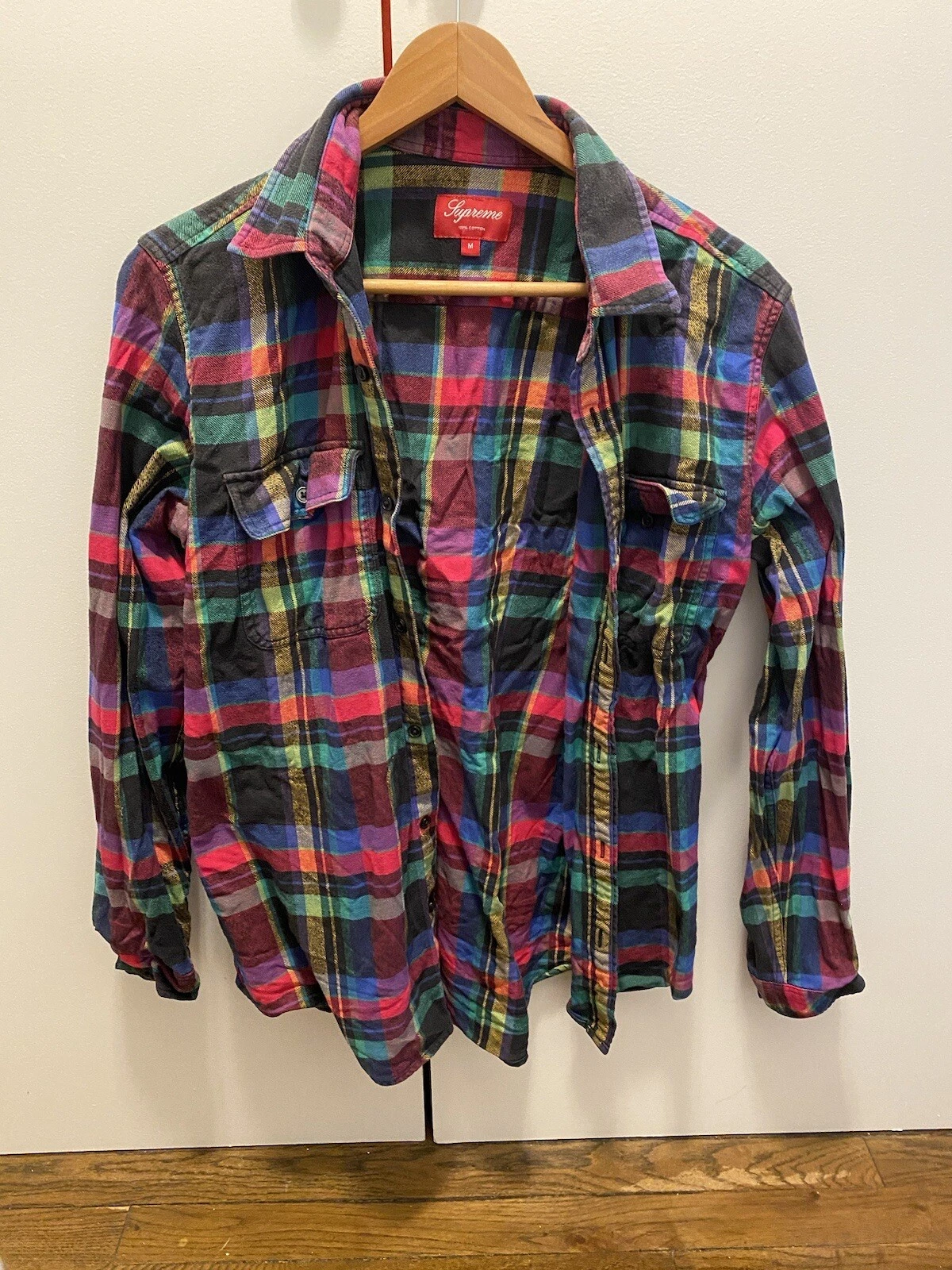 SUPREME flanelle rare taille moyenne