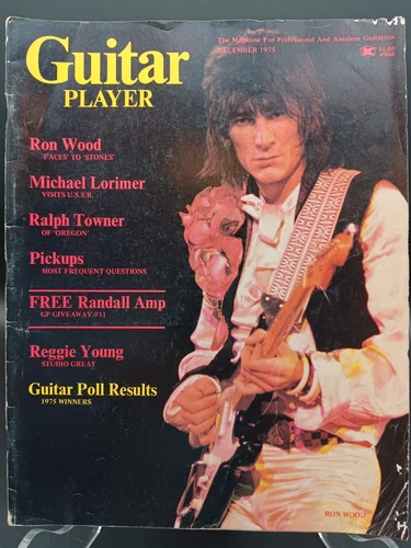 GUITAR PLAYER MAGAZINE DEC 75 Ronnie Wood Reggie Young Michael Lorimer R. Towner