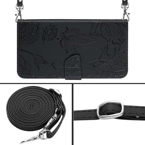 Luxury Crossbody Butterfly Card Wallet Cover Case For S23 Ultra A13 A53 A14 5G - Picture 19 of 60