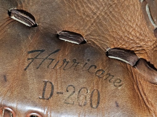 Guanto da baseball vintage Hurricane D-260 modello professionale LHT - Foto 7 di 9