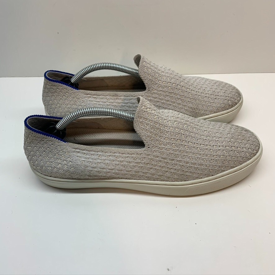 Rothy’s Retired Honeycomb Slip-On Sneakers Salt Color-Light Gray Women\'s Sz 7.5 Rothy main image 2