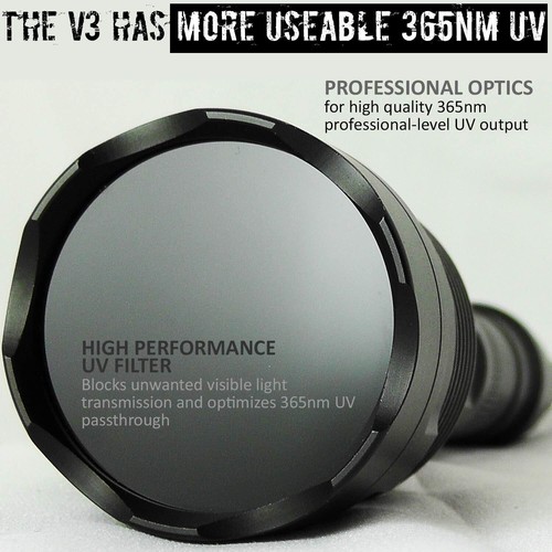uvBeast New V3 365nm Black Light UV Flashlight – High Definition Ultraviolet ... - Picture 6 of 8