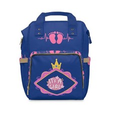 It's A Girl Multifunctional Diaper Backpack IAG2