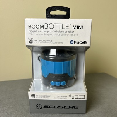 SCOSCHE BOOMBOTTLE MINI RUGGED WIRELESS BLUETOOTH PORTABLE SPEAKER (BTBTLMBL)