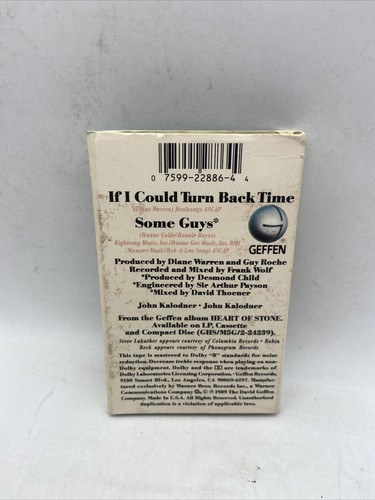 CHER - If I Could Turn Back Time - Cassette Single - Picture 2 of 4