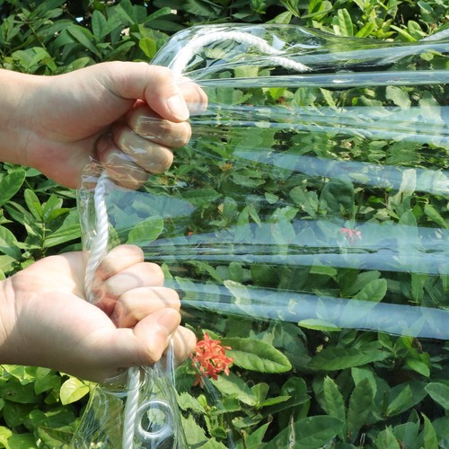 Transparente Plane mit Ösen strapazierfähig wasserdicht PVC Überdachung Terrassengehäuse - Bild 17 von 172