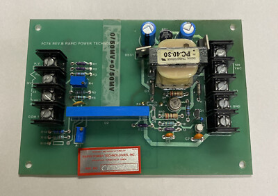 RAPID POWER TECHNOLOGIES,PC78,CONTROL BOARD