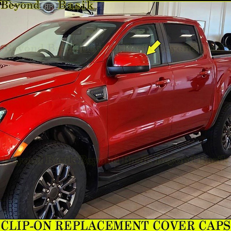 2012-2022 2023 Ford Ranger REPLACEMENT Mirror Cover W/O Signal