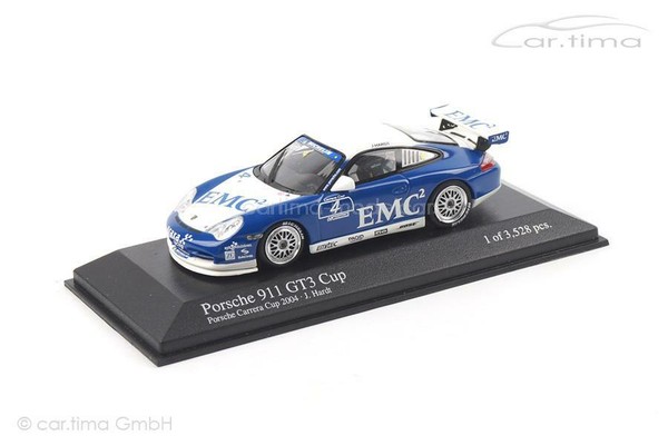 Porsche 911 (996) GT3 Cup Carrera Cup 2004 JöRg Hardt Minichamps 1:43 400046204-image