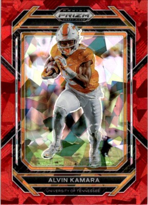2023 Panini Prizm Draft Picks Prizms Red Ice Alvin Kamara #4