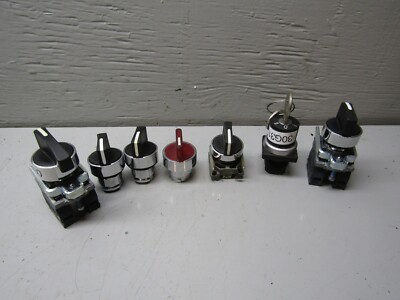 Telemecanique Selector Switch Lot of 7 Various Parts!