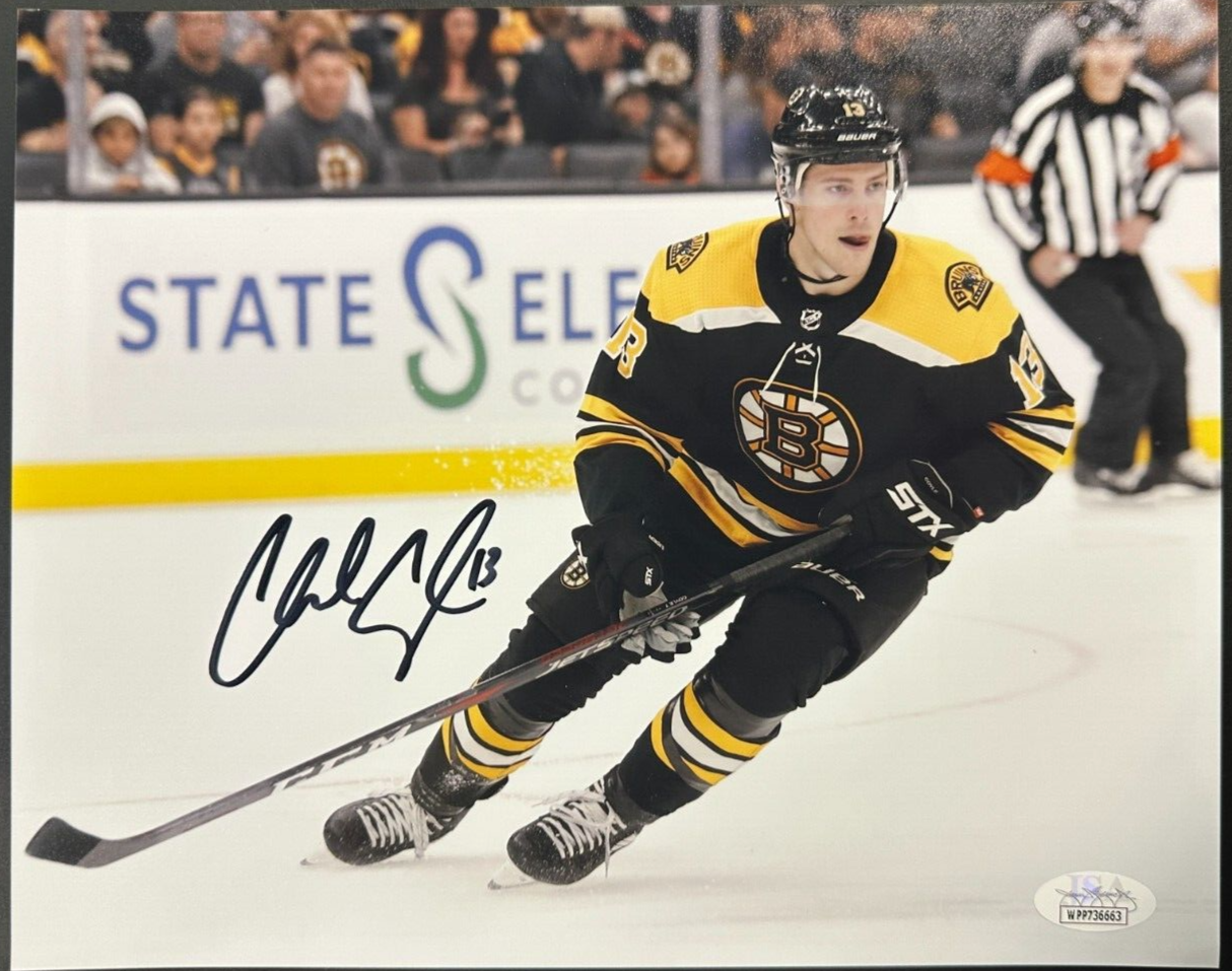 Charlie Coyle Autographed Signed Boston Bruins 8x10 Photo JSA 