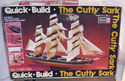 REVELL CUTTY SARK QUICK BUILD SHIP PLASTIC MODEL KIT BOXED H-304