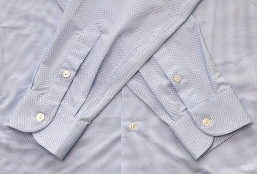 NWT 245$ Armani Collezioni Dress Shirt Button Up Modern Fit Blue Size 38/15 - Picture 3 of 6