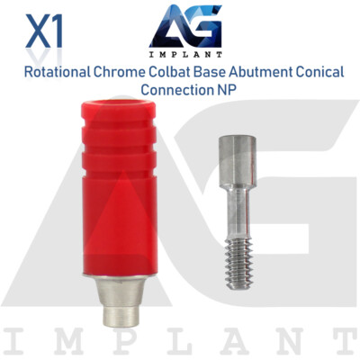 Chrome Cobalt Base Rotational NP Conical Connection With Screw 2.25mm