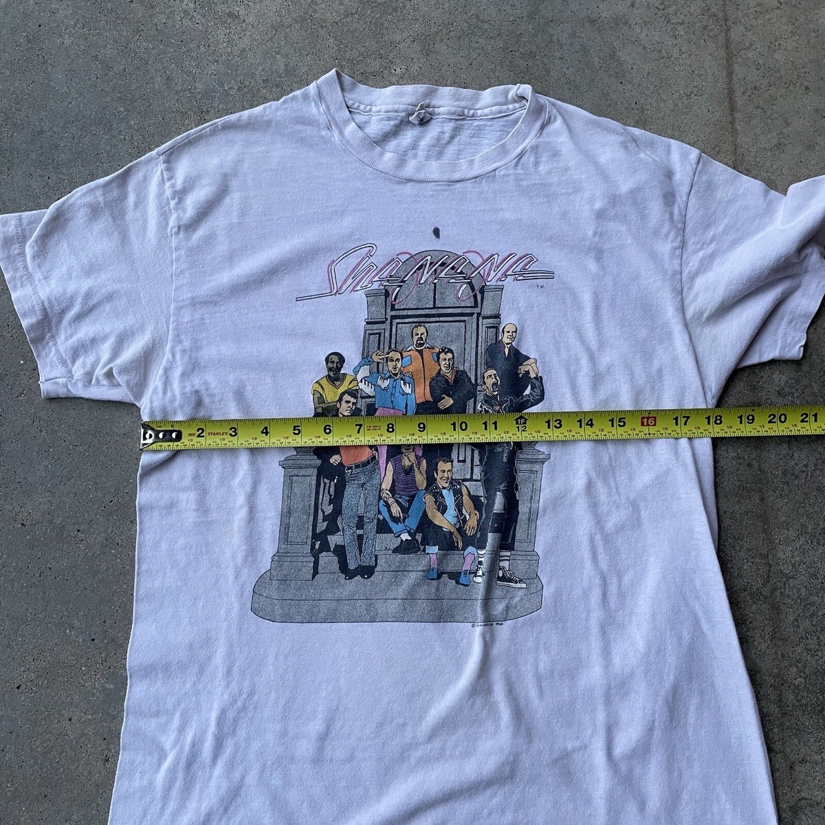 希少 1979年当時物 SHA NA NA ビンテージ ラグランTシャツ 70s Vintage