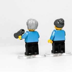 (Lof of 2) LEGO Movie Ma & Pa Bad Cop Minifigures Kragle 70809 (tlm019 tlm020)