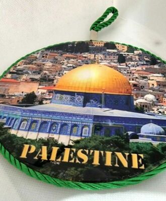 Keramikplakette Ikone der Al-Aqsa-Moschee in Jerusalem, Palästina. / Wandbehängung