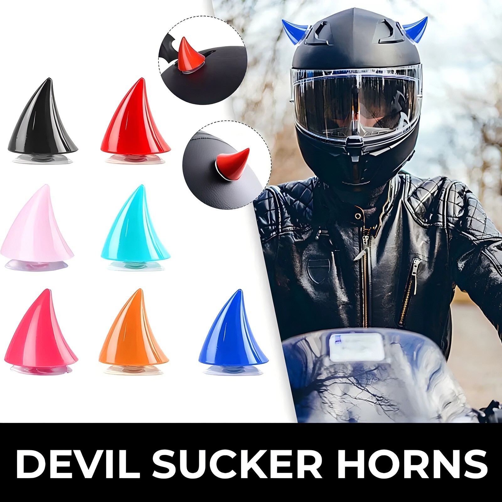 Motorcycle Helmet Horn,Devil Horn Helmet,Horn,Devil Horns For Helmet,Helmet