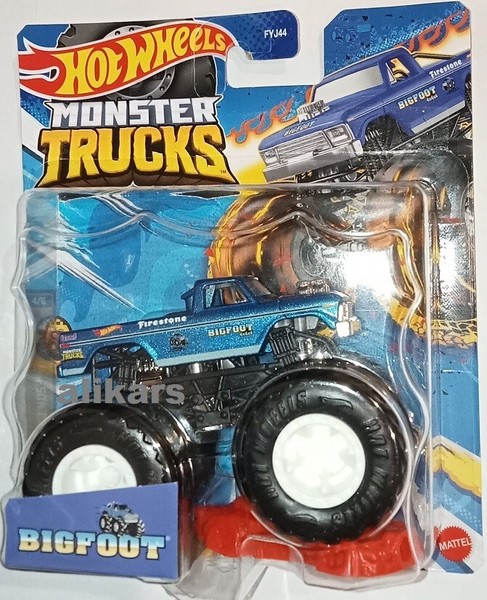 Bigfoot Leading Legends Big Foot Monster Trucks Hot Wheels Mattel Die-Cast 1:64-image