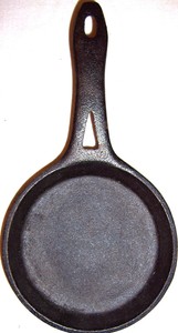 RUFFHEWN Cast Iron Frying Pan 5" Pre-Seasoned #5 Skillet